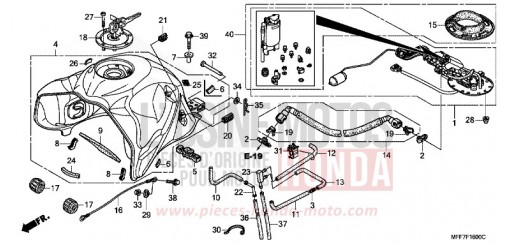 FUEL TANK XL700VAB de 2011